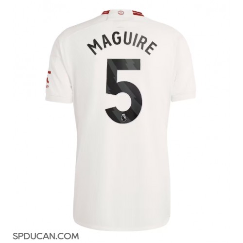 Muški Nogometni Dres Manchester United Harry Maguire #5 Rezervni 2023-24 Kratak Rukav